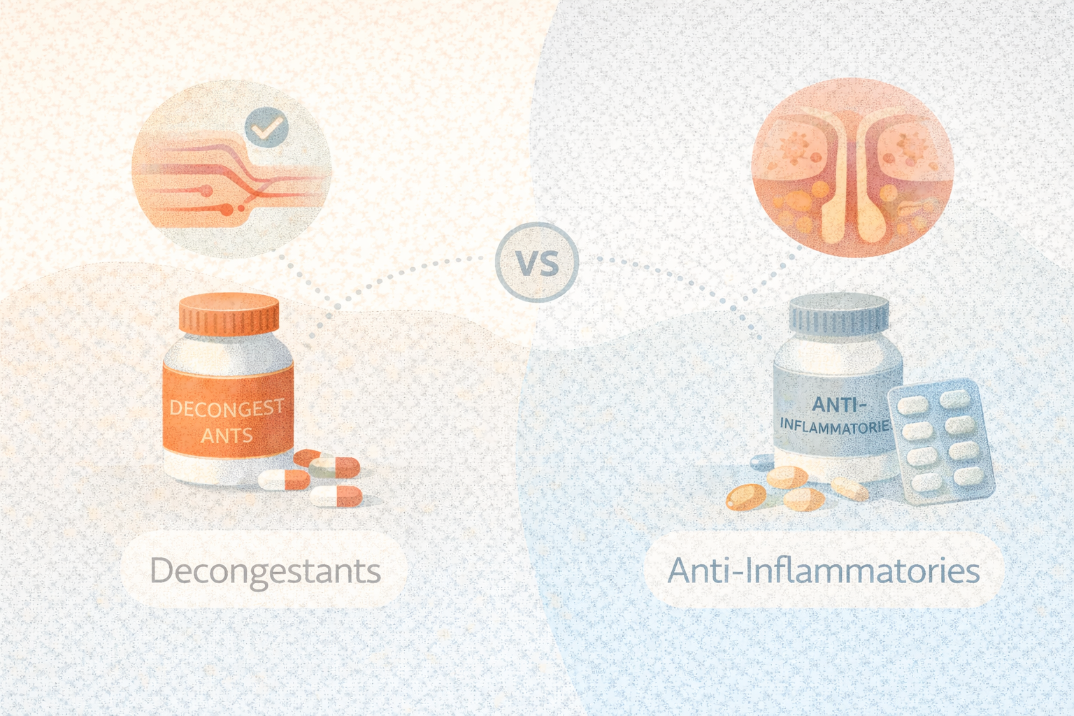 Decongestants vs Anti-Inflammatories: Which Sinus Medication Do You Really Need?