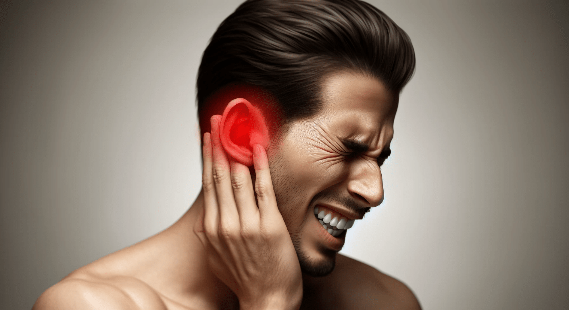 Ear Pain Suffering From Tinnutis Red Light Therapy